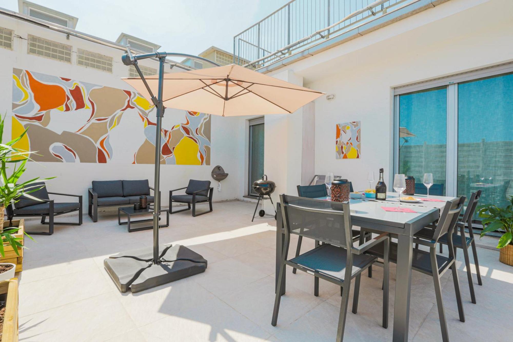 Attico Luxury Con Parcheggio E Terrazza Vista Mozzafiato Apartman Genova Szoba fotó