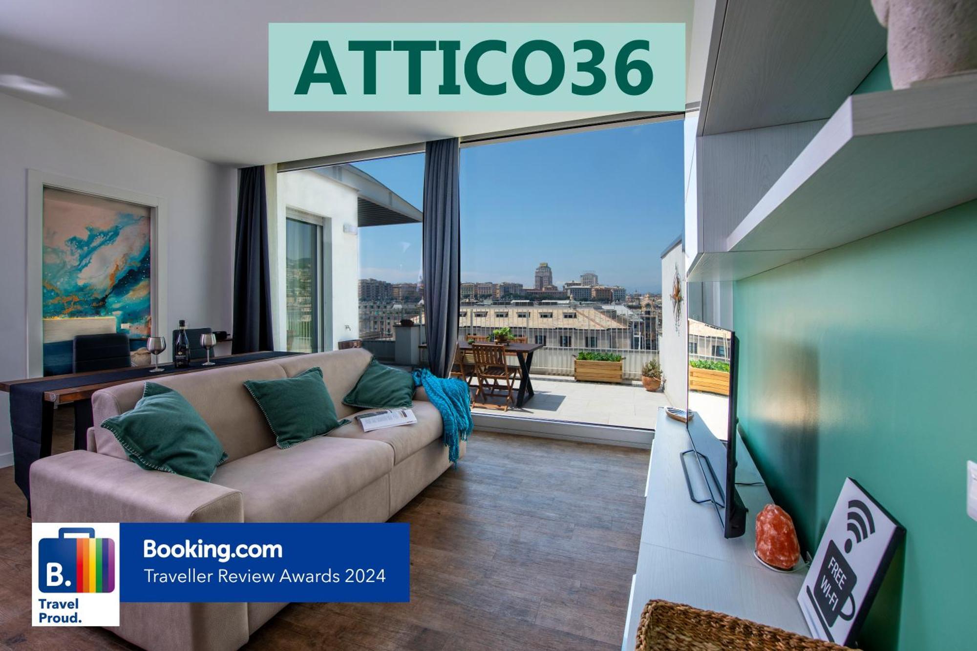 Attico Luxury Con Parcheggio E Terrazza Vista Mozzafiato Apartman Genova Kültér fotó